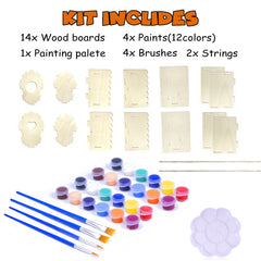 hapray bird house kit paint colors spark creativity in kids