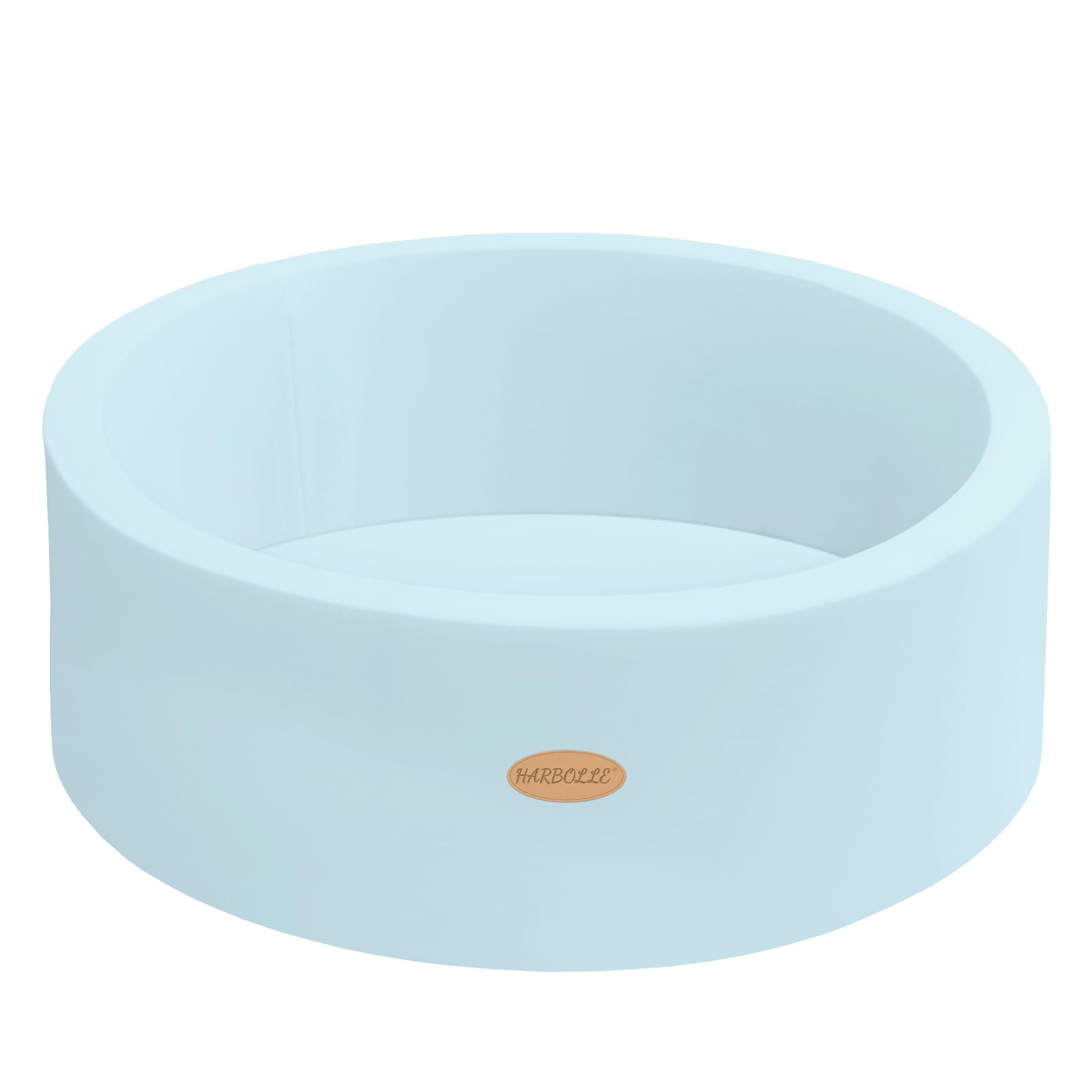 HARBOLLE Baby Ball Pit 35.4-inch diameter for spacious play sessions.