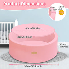 HARBOLLE indoor outdoor use setup image in pink.