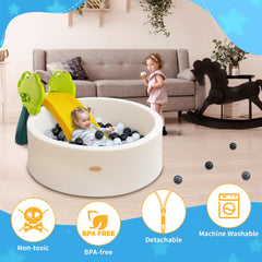 Soft removable pad close-up shows comfy surface for babies.