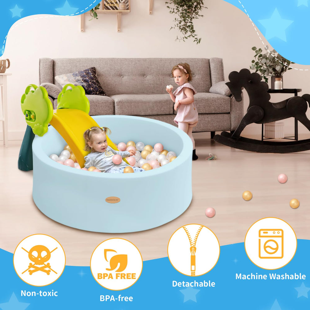HARBOLLE ball pit vacuum-seal design eases packaging and storage.