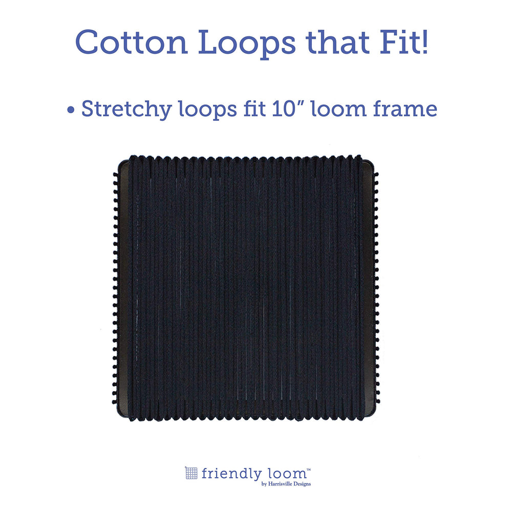 Harrisville Designs potholder PRO loom design options with multicolor potential