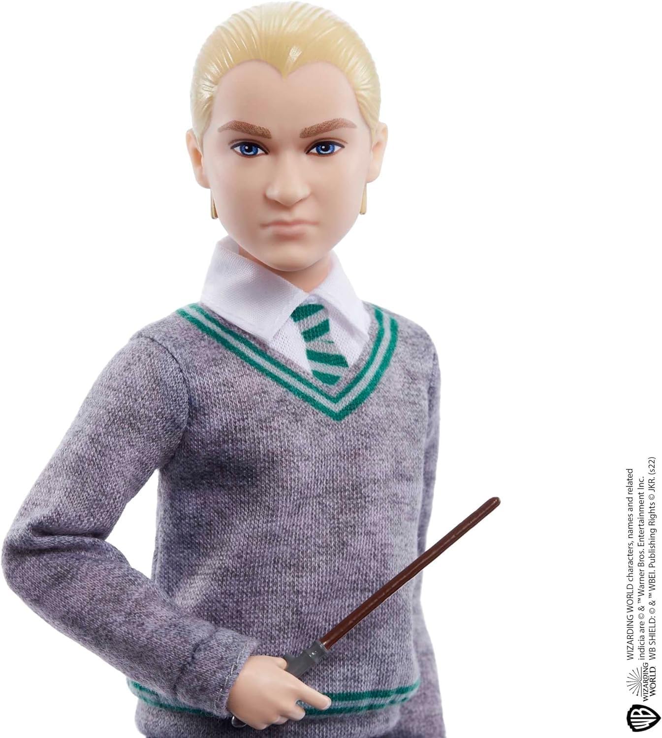 Harry Potter Draco Malfoy doll side pose highlighting movable joints for storytelling
