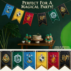 Harry Potter Gifts banner Hufflepuff flag invites cozy, friendly vibes for gatherings and kids rooms