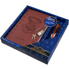 Harry Potter lockable diary with brown cover for private writing and a key