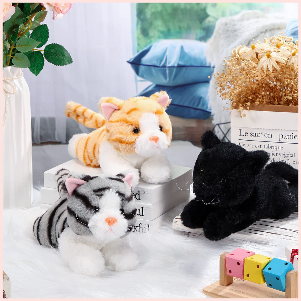 Harrycle gray cat plush offers soft, cozy hugs for kids.