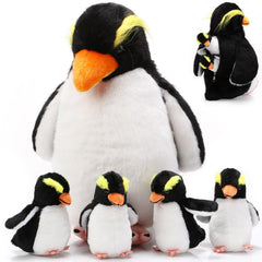 Harrycle mother penguin with back zipper, ideal for imaginative play and hugs