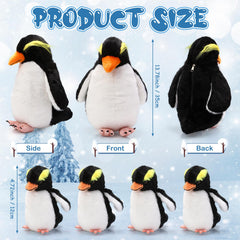 Harrycle mother penguin belly open with four babies visible for storytelling