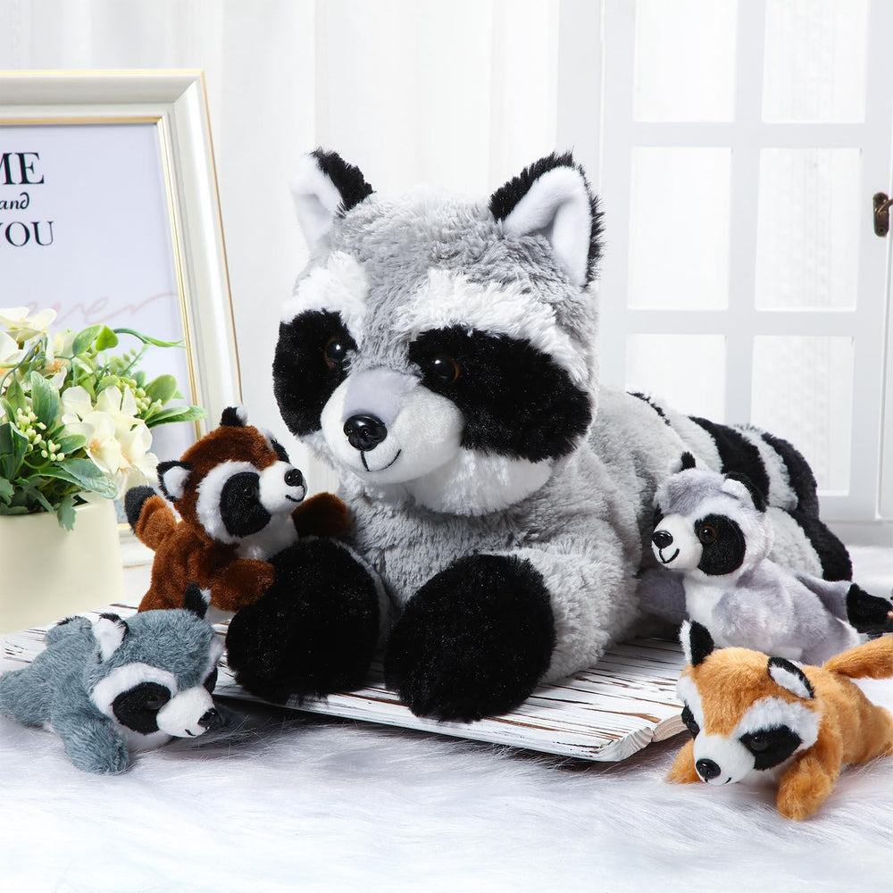 Harrycle baby raccoon plush, 13 cm, charming small gift idea.