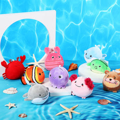 Harrycle sea life turtle plush soft texture for cuddles and learning.
