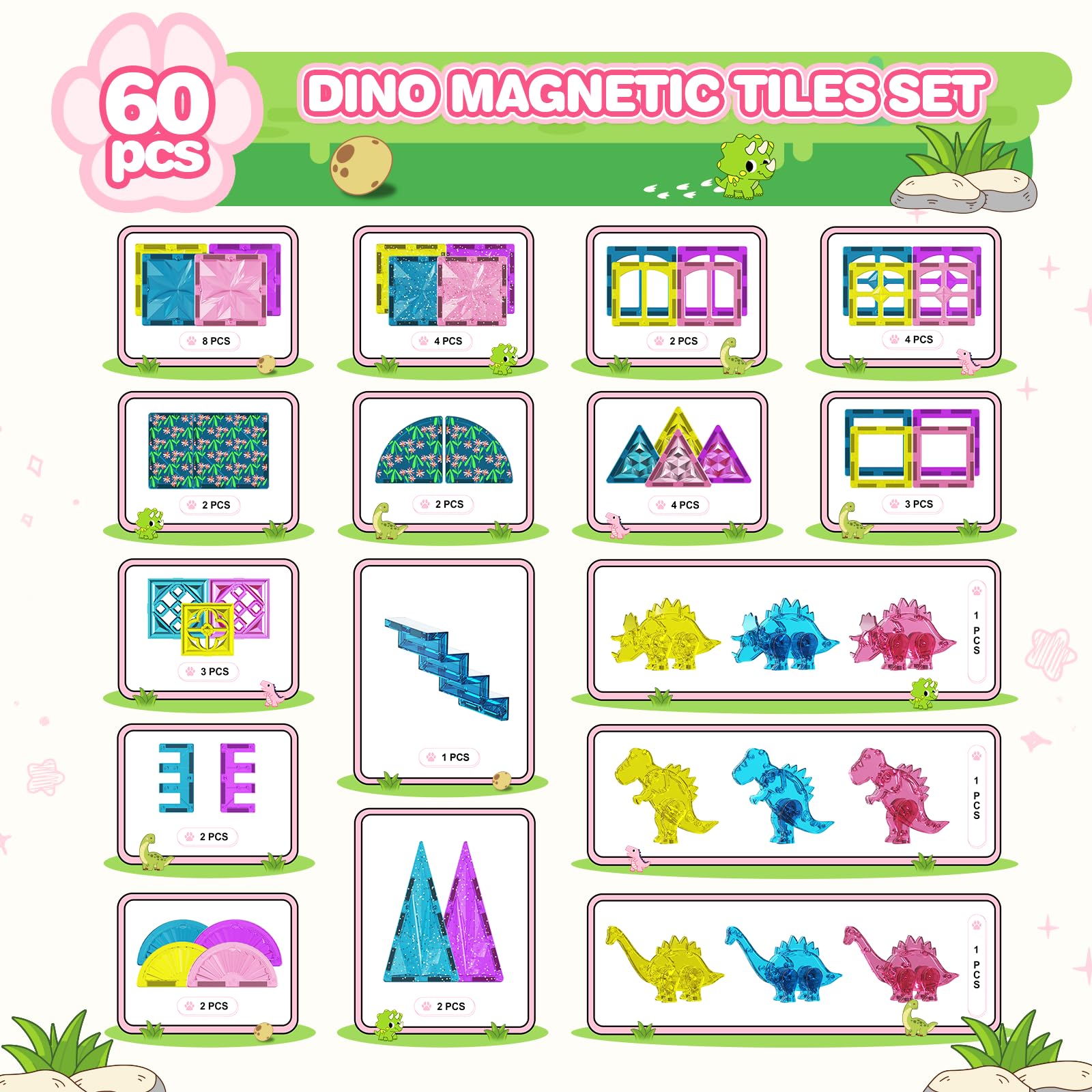 HarworLife dinosaur-tiles-family-stem-night invites cooperative learning during STEM nights.