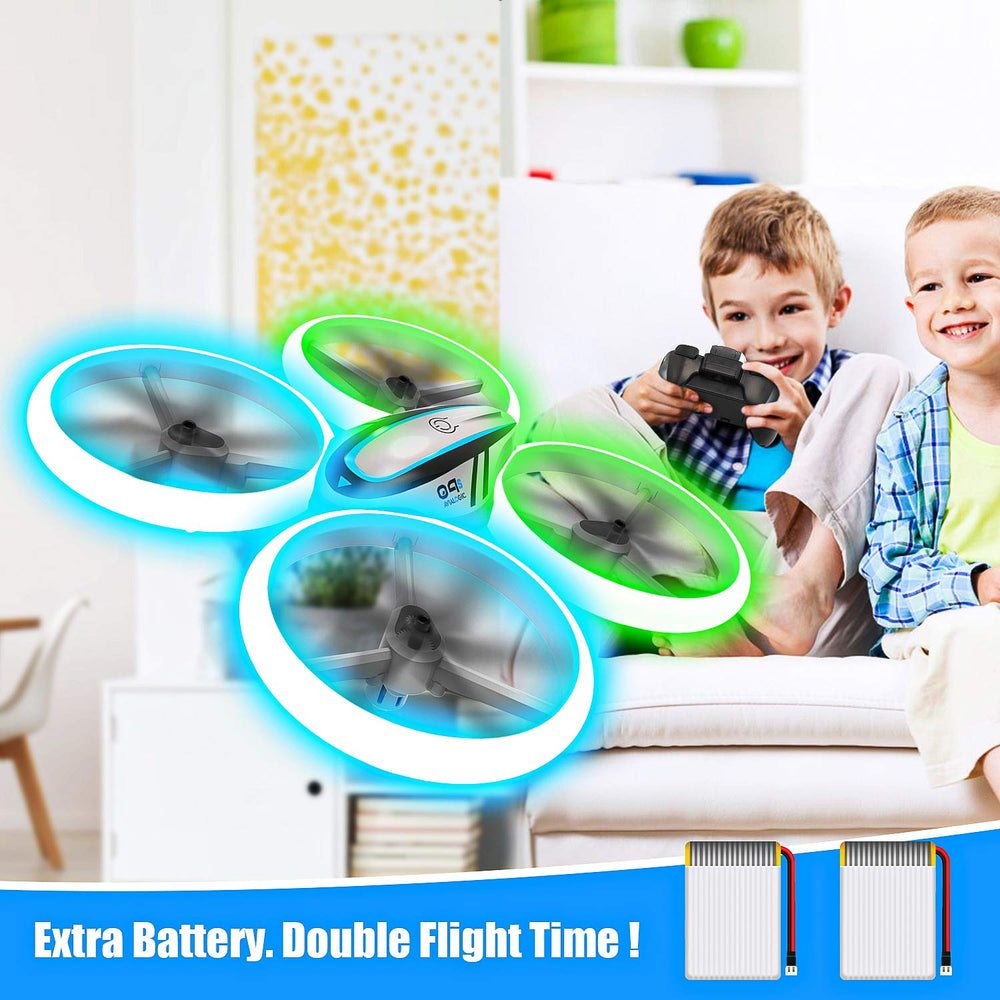 Two UL-certified 500mAh batteries extend HASAKEE Q9s playtime.