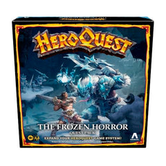Hasbro HeroQuest Frozen Horror quest book open for new adventures.