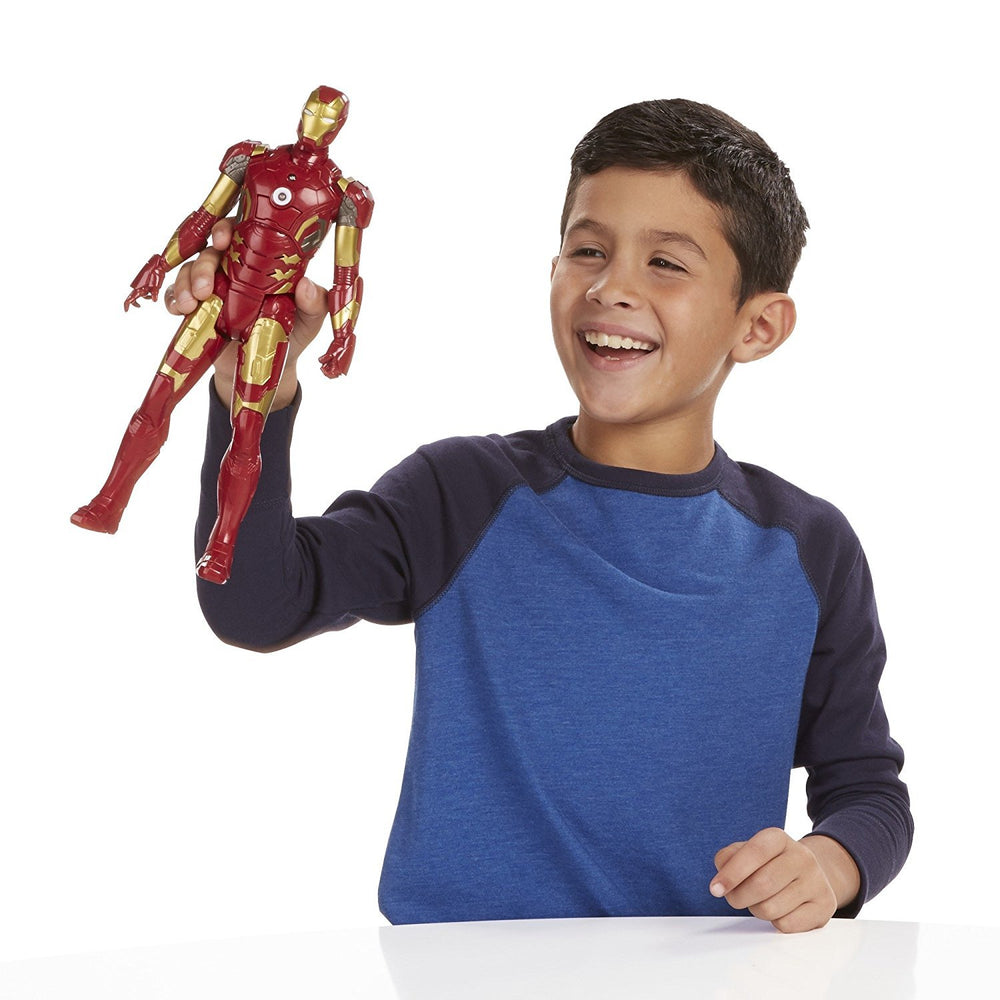 Hasbro Avengers Iron Man battery compartment with demo batteries included