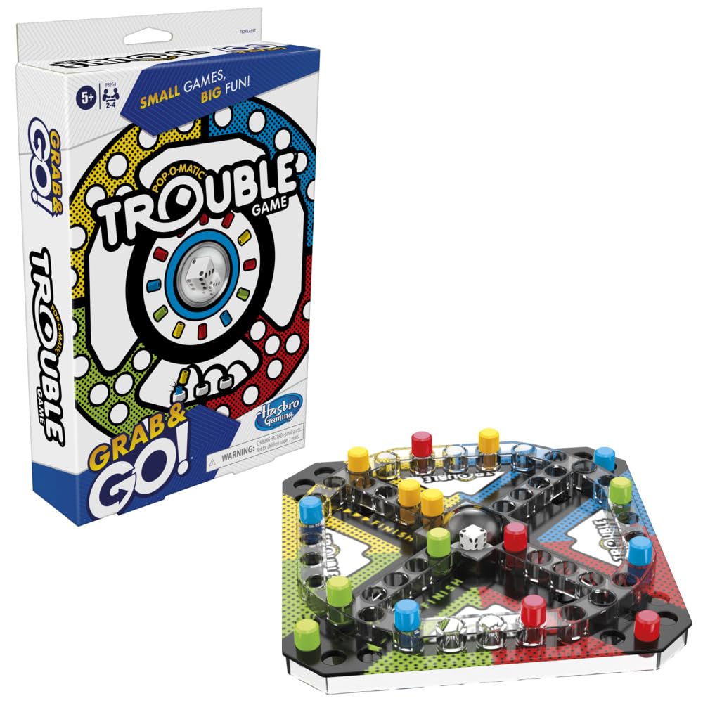 Hasbro B1003 Pop-O-Matic die roller for quick, portable trouble play.