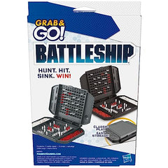 Hasbro Battleship Grab and Go two-player setup for family fun.