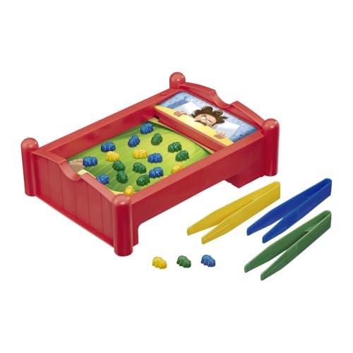 Hasbro Gaming Bed Bugs bed vibrating mechanism energizes fast-paced play.