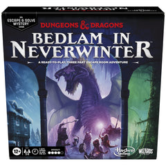 Hasbro Dungeons and Dragons Bedlam Neverwinter board setup invites cooperative play for friends and family