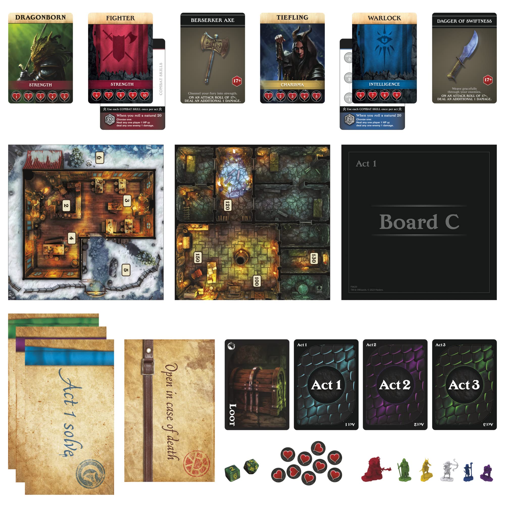 Hasbro D&D Bedlam Neverwinter tavern exploration scene reveals clues and atmosphere