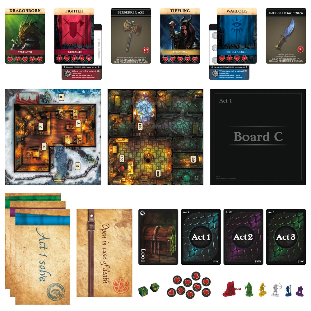 Hasbro D&D Bedlam Neverwinter tavern exploration scene reveals clues and atmosphere