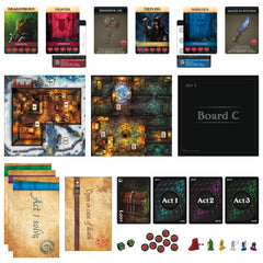 Hasbro D&D Bedlam Neverwinter tavern exploration scene reveals clues and atmosphere