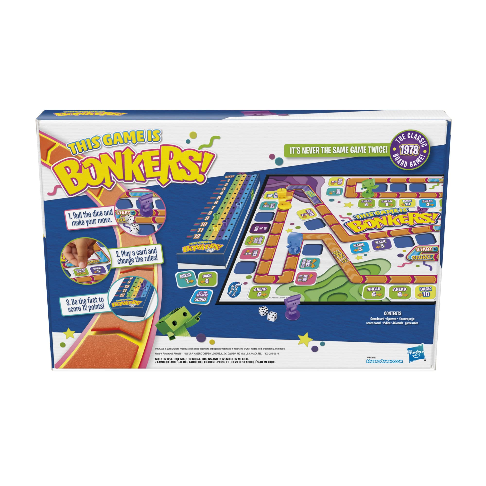 Hasbro Bonkers character tokens, four adorable movers for lively play.