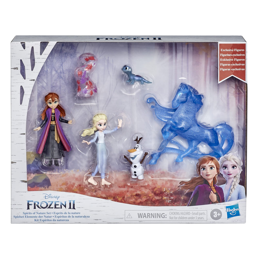 Hasbro Disney Frozen II Spirits of Nature Anna doll for imaginative play.