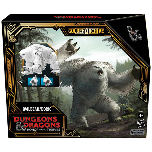 Hasbro D&D Golden Archive Owlbear Doric with two extra paws enables versatile posing options