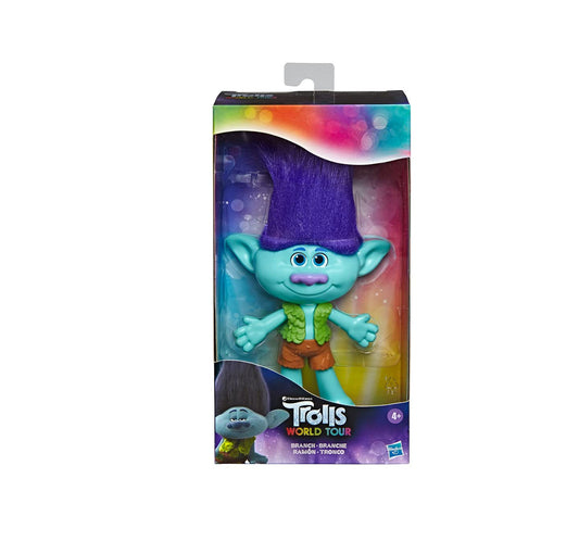 Hasbro DreamWorks Trolls Poppy doll side view for versatile display and storytelling