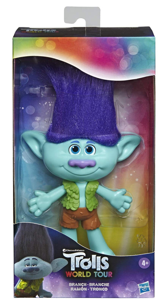Hasbro Trolls World Tour Poppy and Tiny Diamond dolls for storytelling adventures.