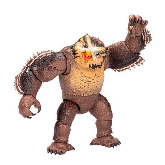 Hasbro Owlbear figurine from D&D Golden Archive shown on display shelf
