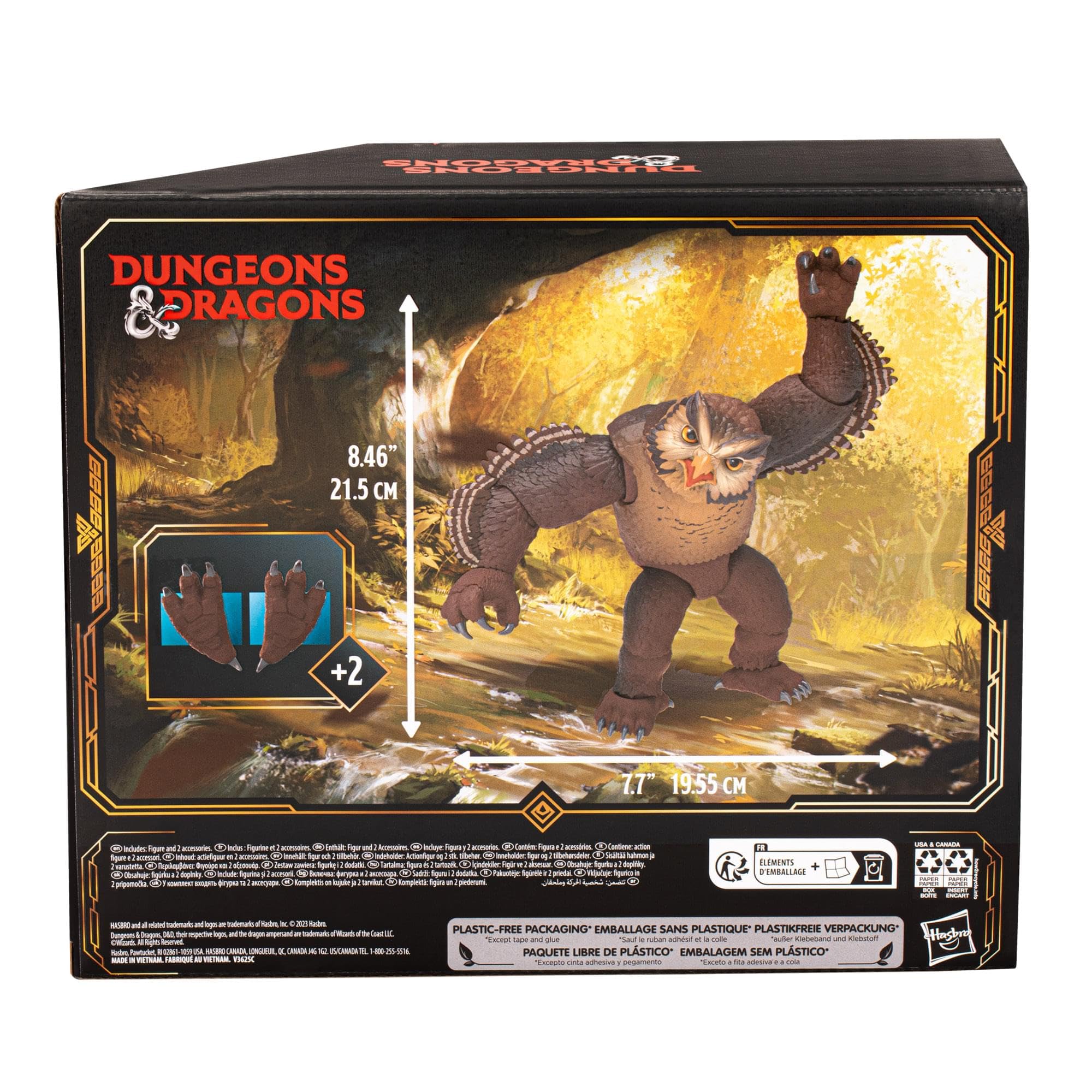 Collector-friendly Owlbear figure from the Golden Archive