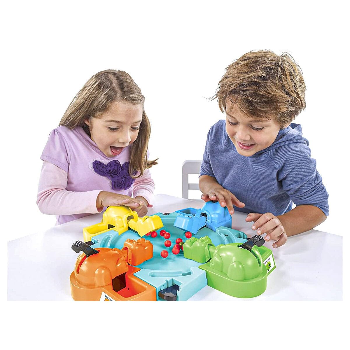 Hasbro Elefun and Friends Hungry Hippos golden marble adds surprise play