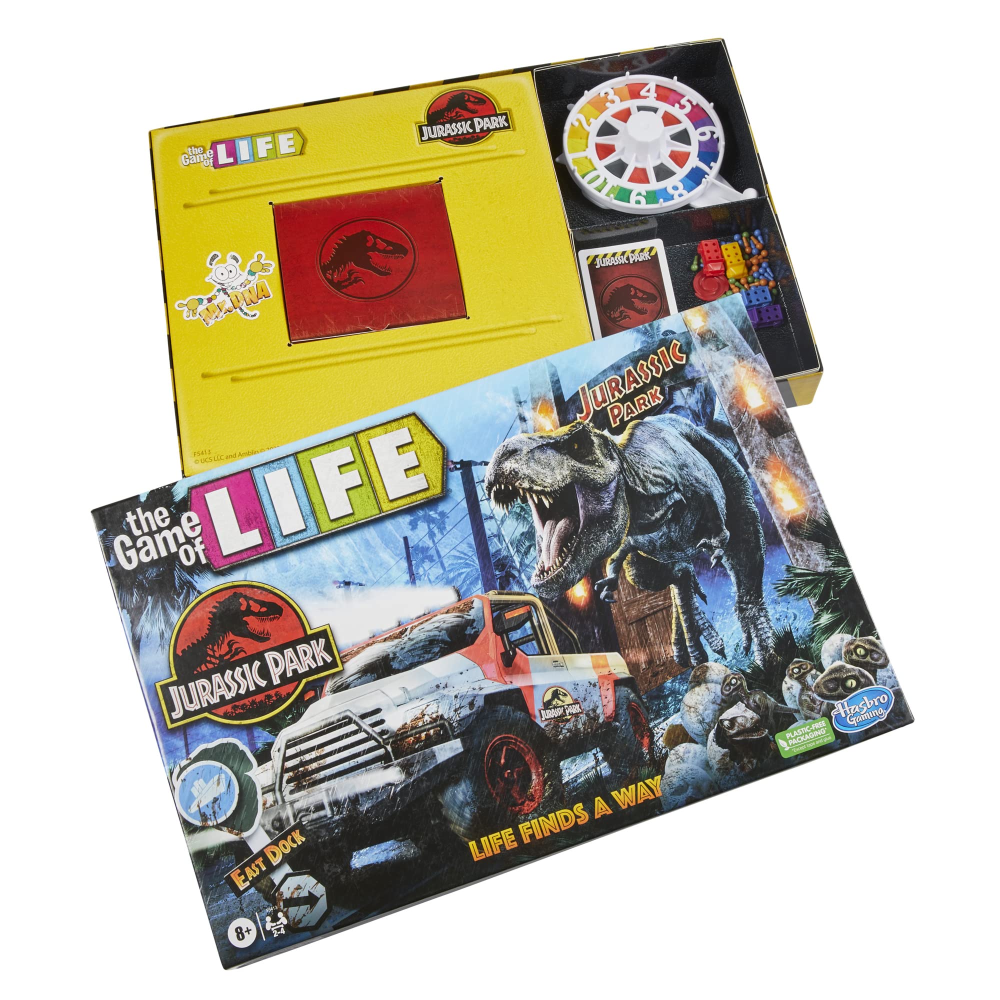 Hasbro Gaming Isla Neblar map helps players plan routes.