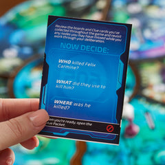 Hasbro Gaming Clue Escape World’s Fair secret tool helps collect evidence during play.