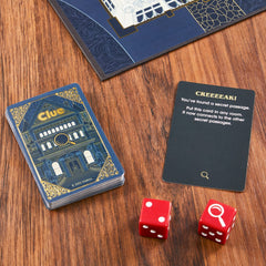 Hasbro Gaming Clue Signature Collection mansion-artwork enriches atmosphere during family game nights.