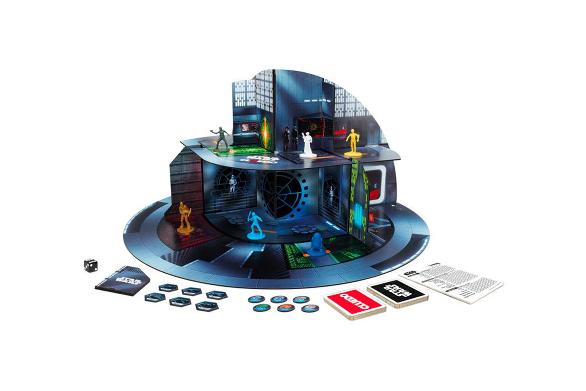 Hasbro Gaming Clue Star Wars Edition character pawns for immersive gameplay.