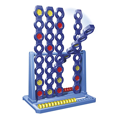 Hasbro Gaming Connect 4 Spin weighted disc highlighting strategic twist during play.