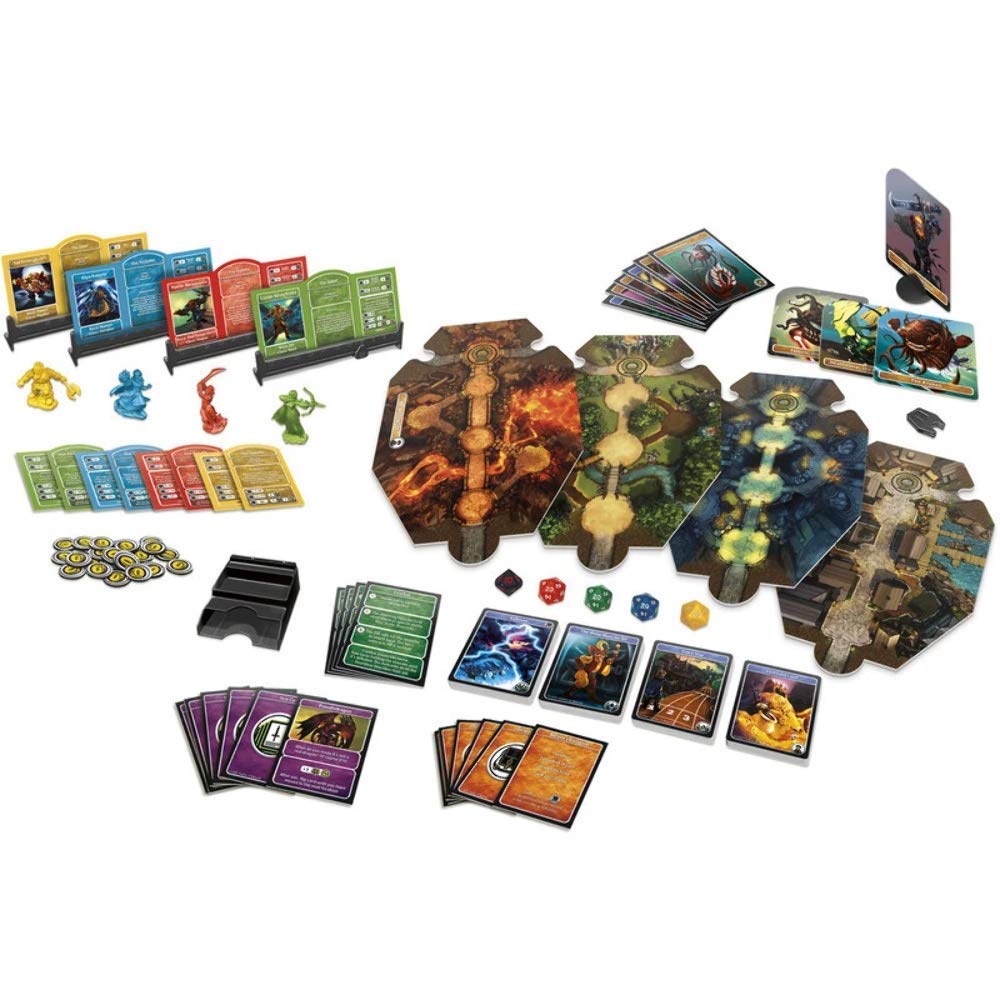 Hasbro Gaming D&D Adventure Begins gameboard in action for fast entry into Neverwinter