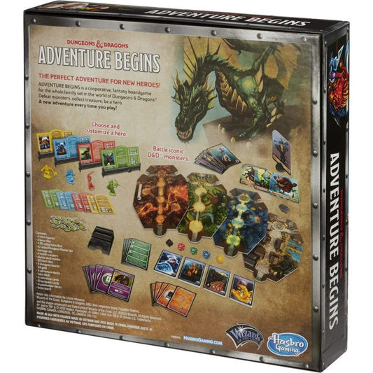Hasbro Gaming D&D Adventure Begins hero miniatures ready for quick cooperative play