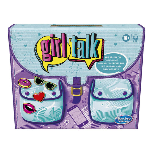 Hasbro Gaming Girl Talk spinner centerpiece guiding truth or dare turns
