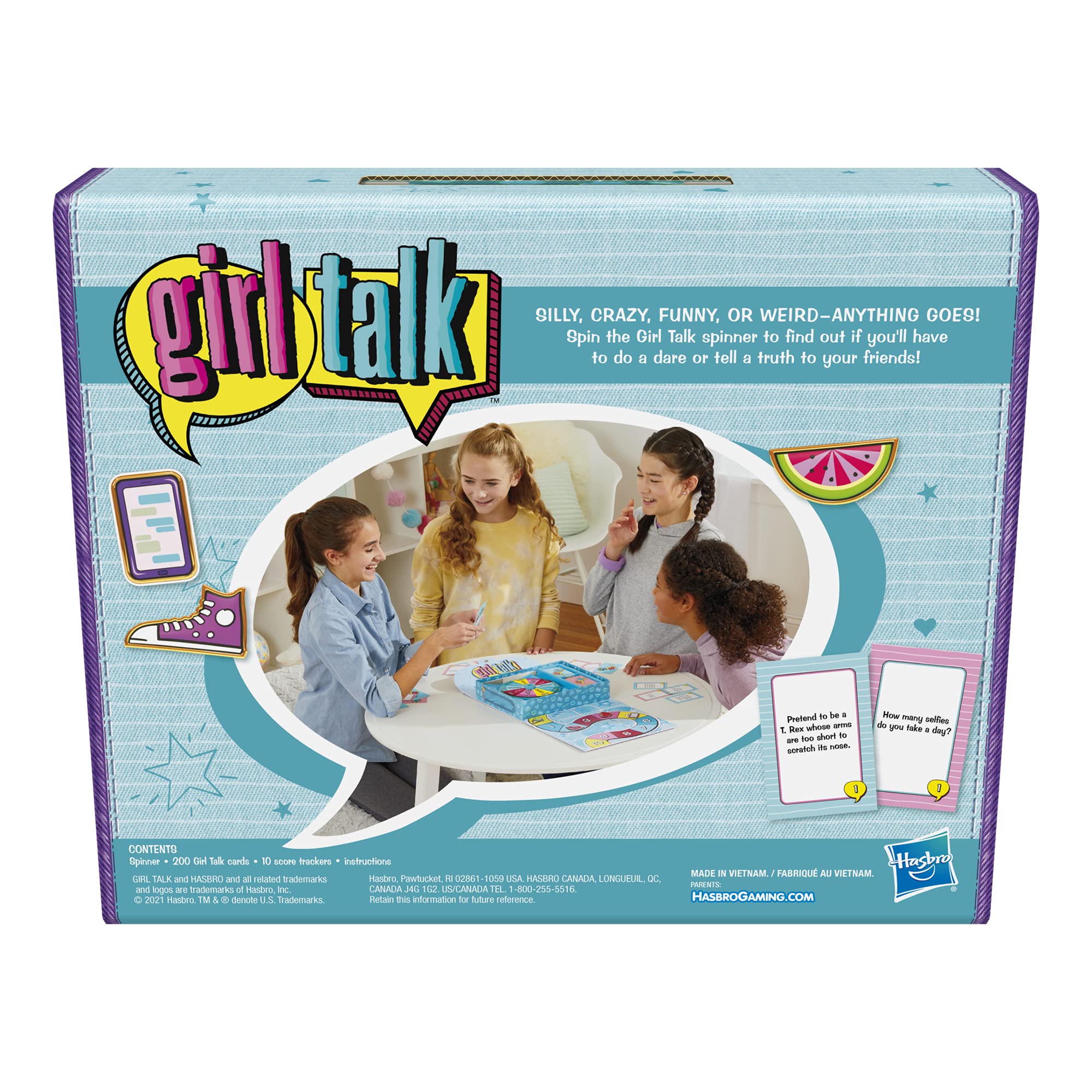 Hasbro Gaming Girl Talk truth-dare cards invite bold moments and laughs