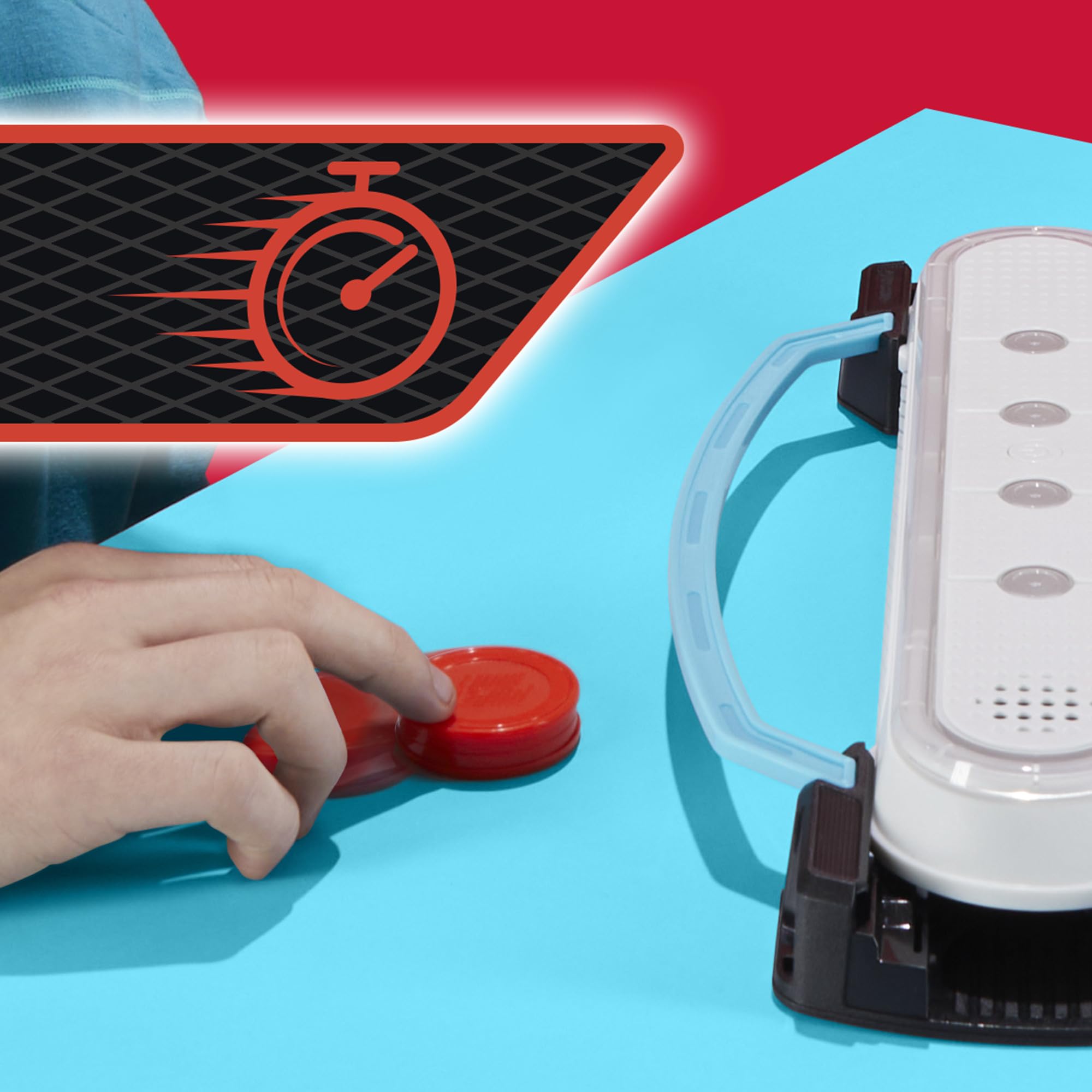 Hasbro Gaming Hypershot compact storage showcases easy packing for travel.