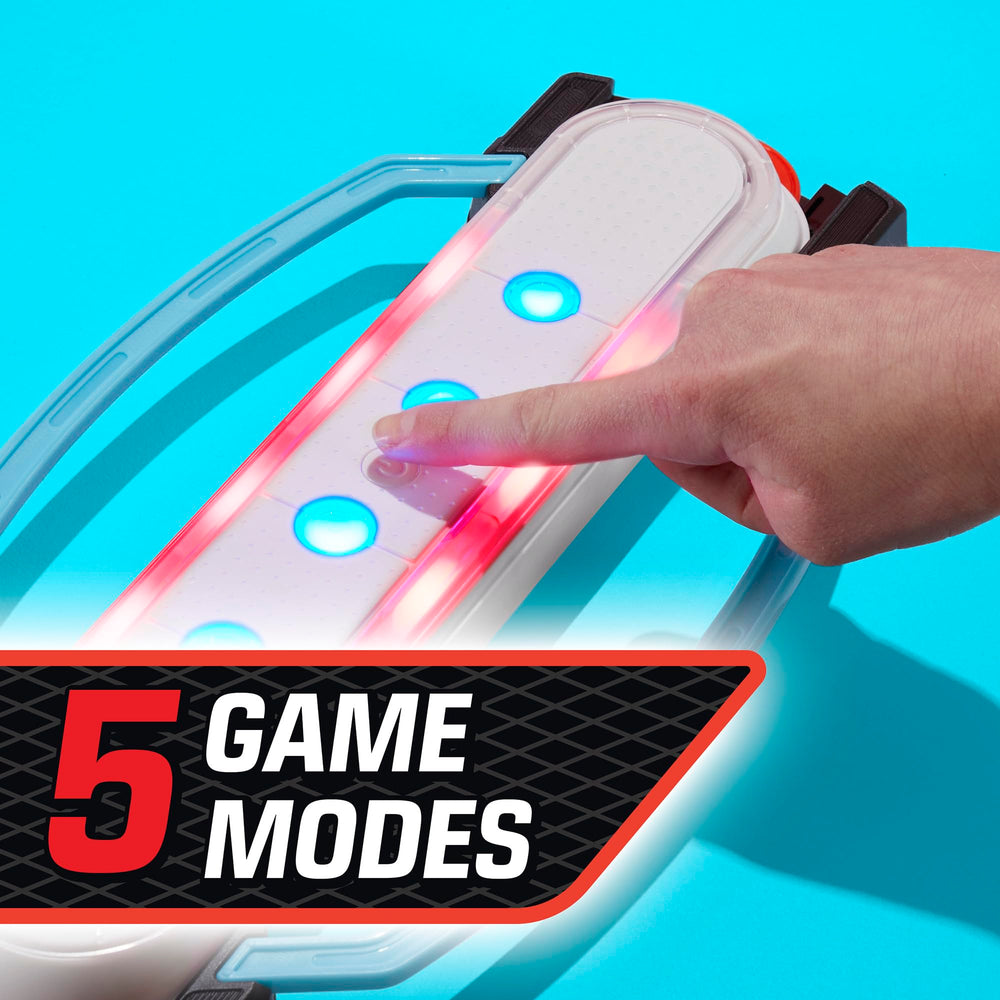 Hasbro Gaming Hypershot slap shot mode captures rapid puck exchanges in rounds.