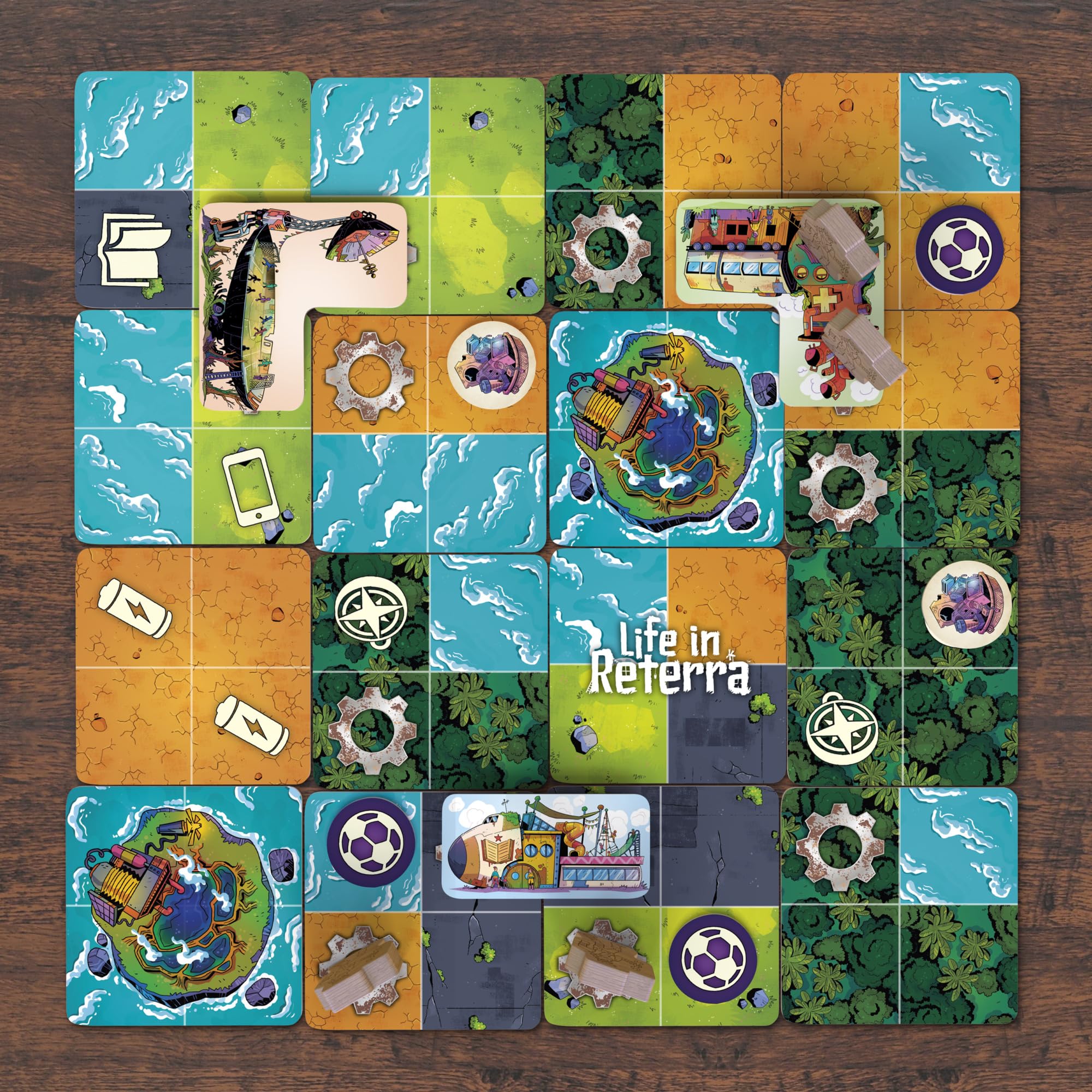 Hasbro Gaming Life in Reterra themed-building-sets highlight varied architectural vibes