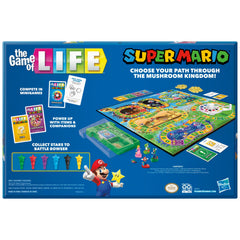 Game board laid out in Mushroom Kingdom style inviting dynamic play.