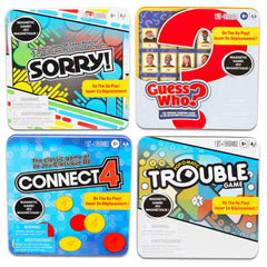 Hasbro Gaming magnetic travel set with Sorry tin for quick, portable fun
