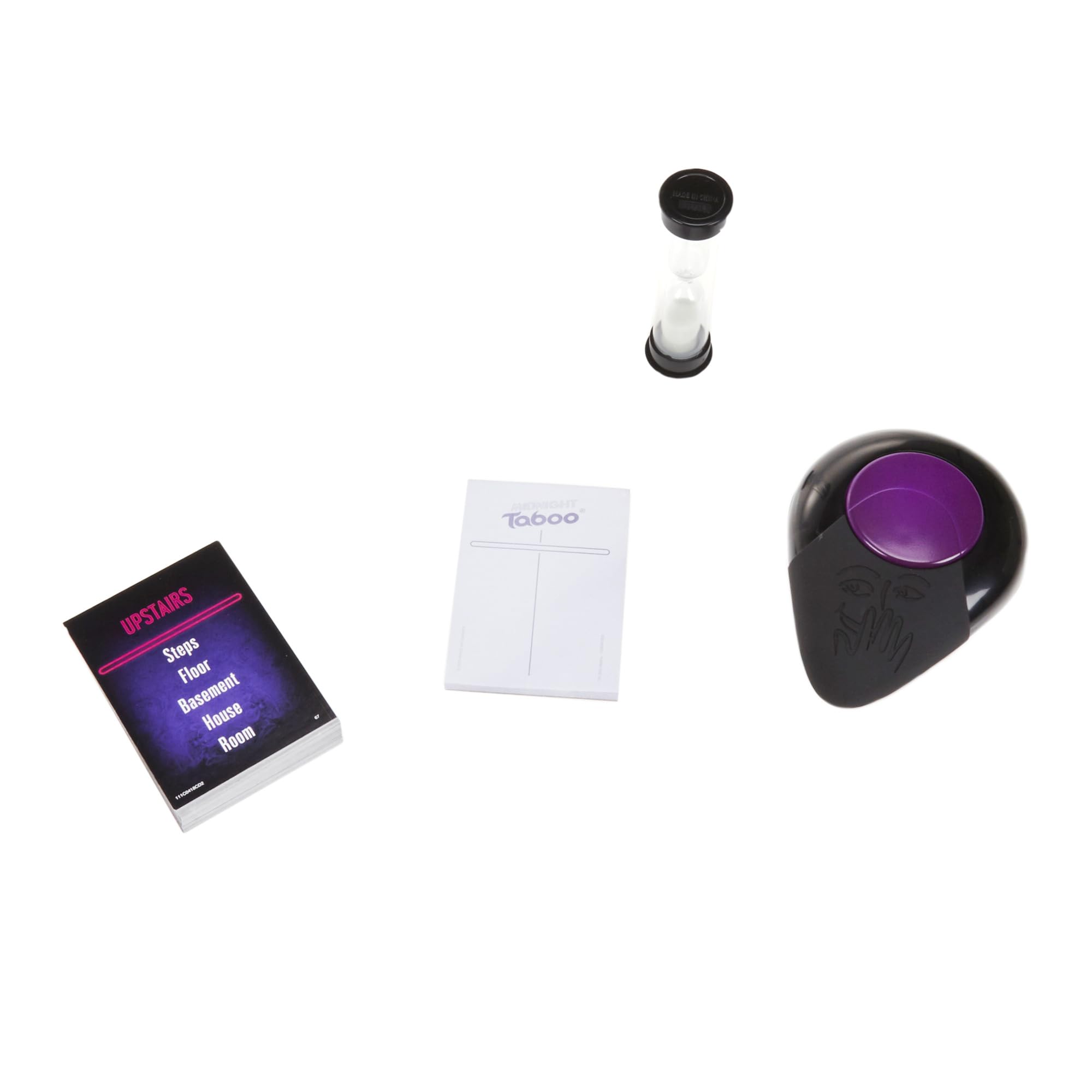 Hasbro Gaming Midnight Taboo buzzer interrupts the round with a loud, playful alert