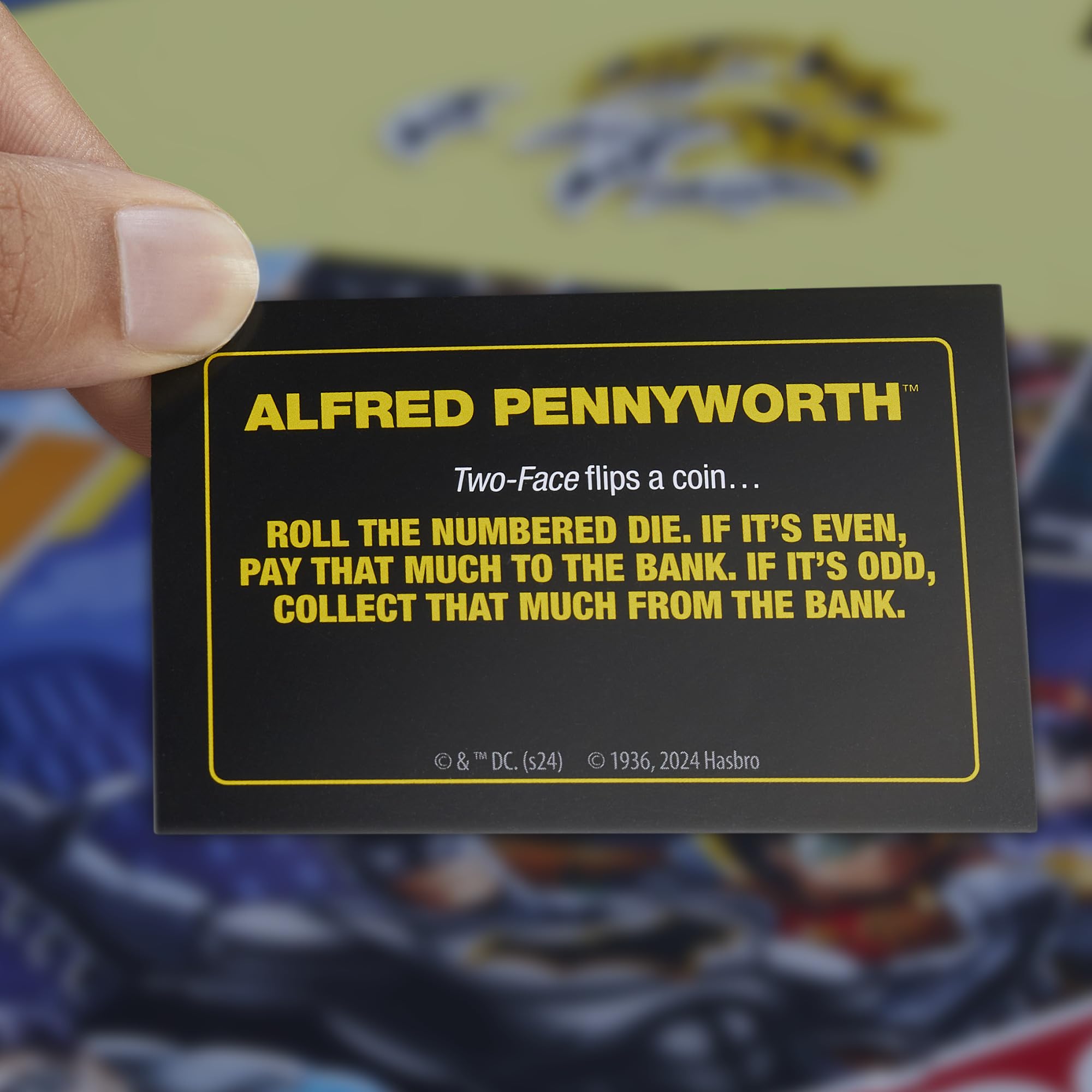 Hasbro Gaming Monopoly Batman Edition Batgirl token adds versatility.