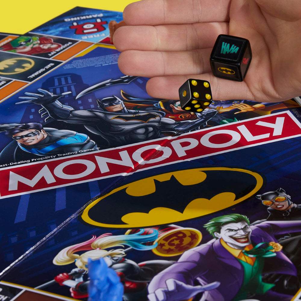 Hasbro Gaming Monopoly Batman Edition Nightwing token for agile moves.
